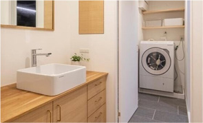 洗面化粧台入れ替え工事